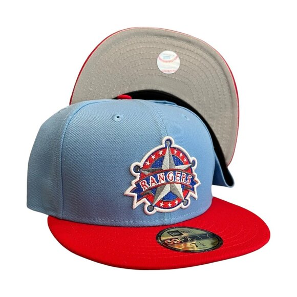 New Era Texas Rangers 2 Tone 59FIFTY Fitted Hat Cap - Picture 1 of 7